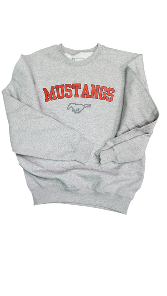 Grey Mustangs Crewneck