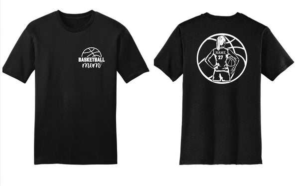 Custom Basketball Girl Tee