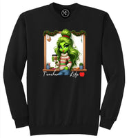 Grinchy Teacher Tee