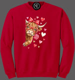 Valentines Cutie Cow tee/crewneck/hoodie