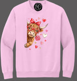 Valentines Cutie Cow tee/crewneck/hoodie