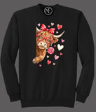 Valentines Cutie Cow tee/crewneck/hoodie