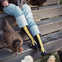Over-the-knee chicken feet funny sports socks